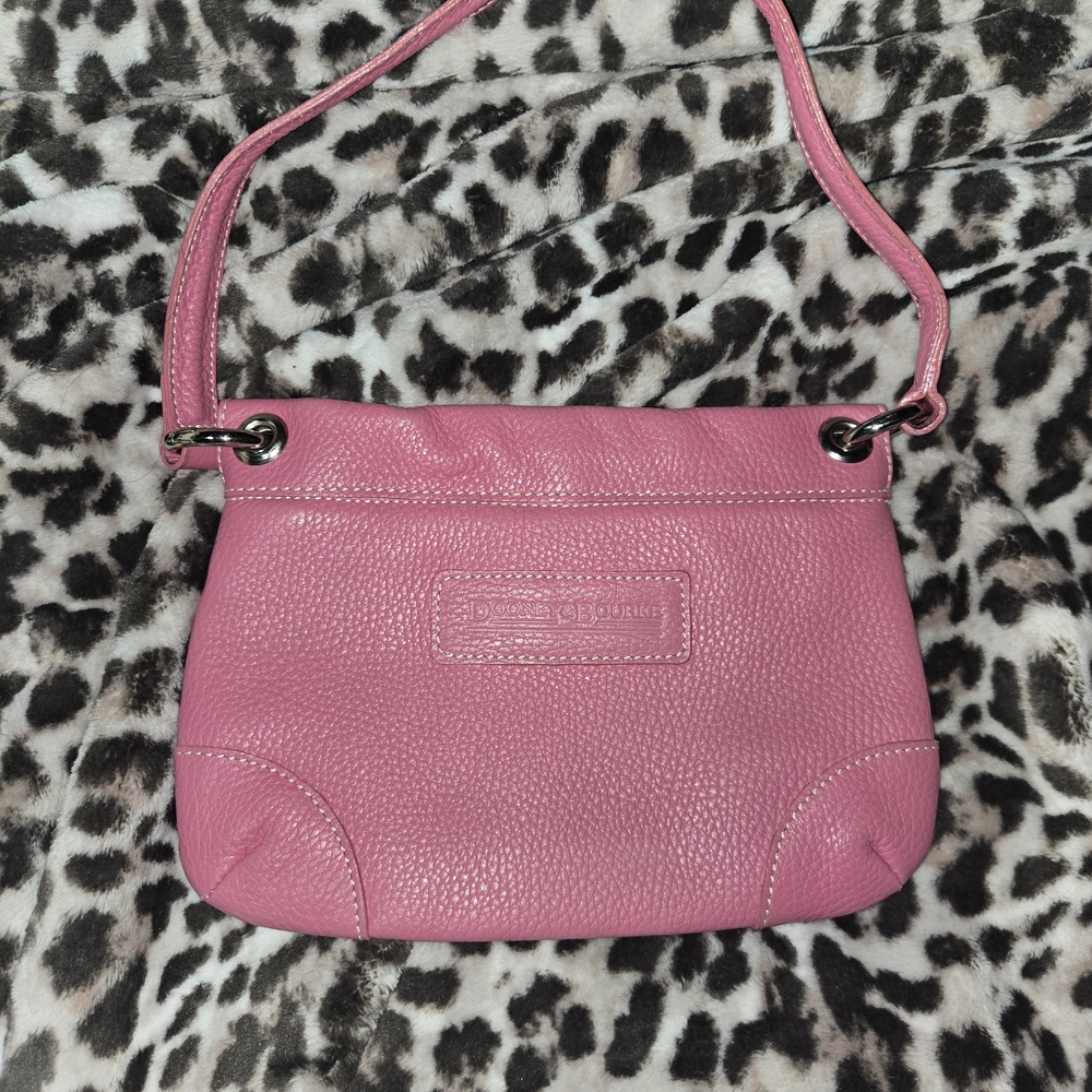 Dooney & Bourke Pink Leather Shoulder Bag
